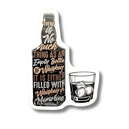 Whiskey Memories Matte Vinyl Sticker
