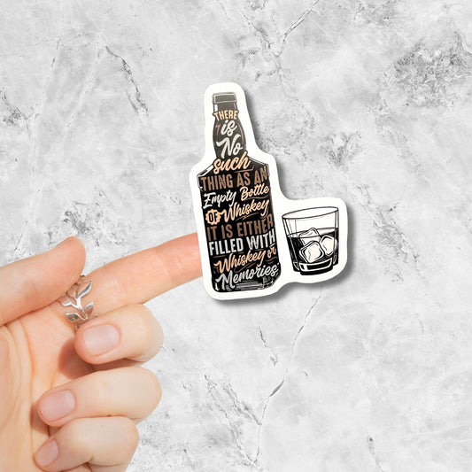 Whiskey Memories Matte Vinyl Sticker