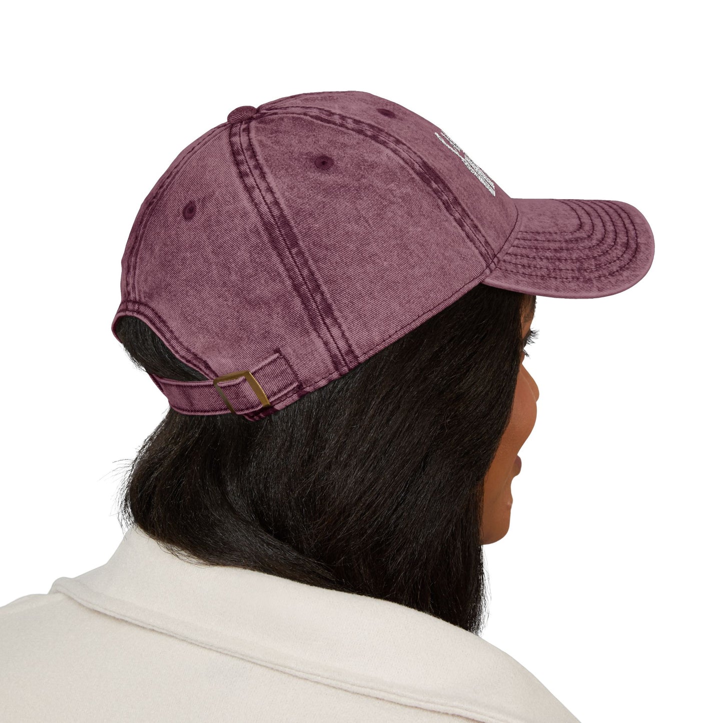 Vintage Embroidered Cap — 'Sunshine & Whiskey' Washed Baseball Hat