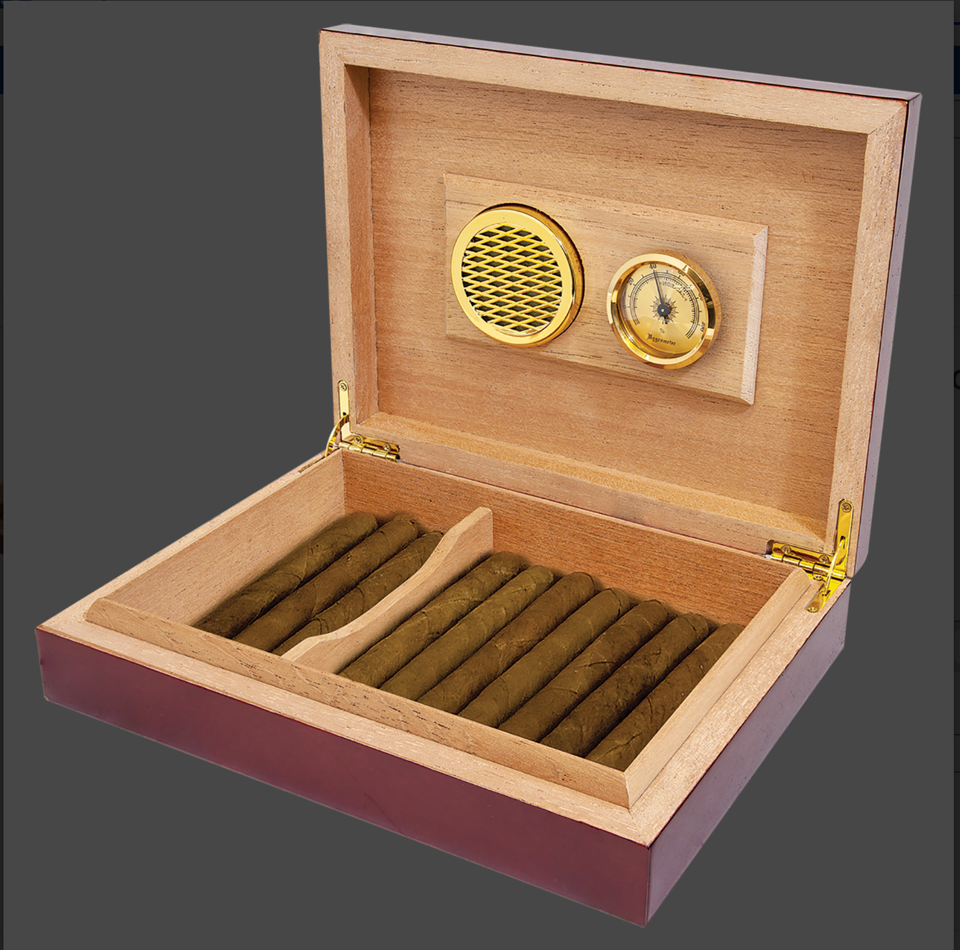 Bourbonado Rosewood Piano Finish Humidor