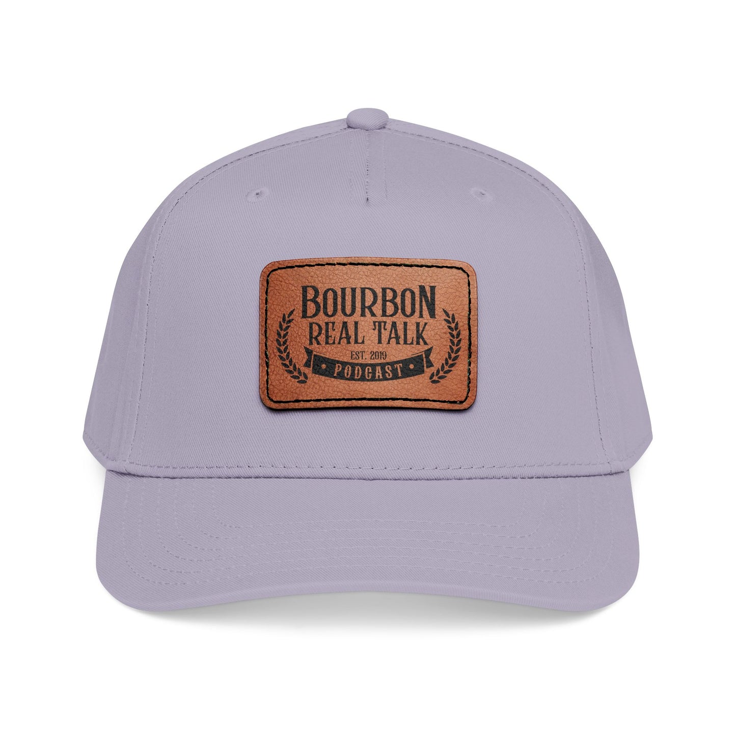 Bourbon Real Talk Leather Patch Baseball Cap