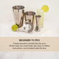 Stainless Steel Cocktail Shaker Set (4-Piece)