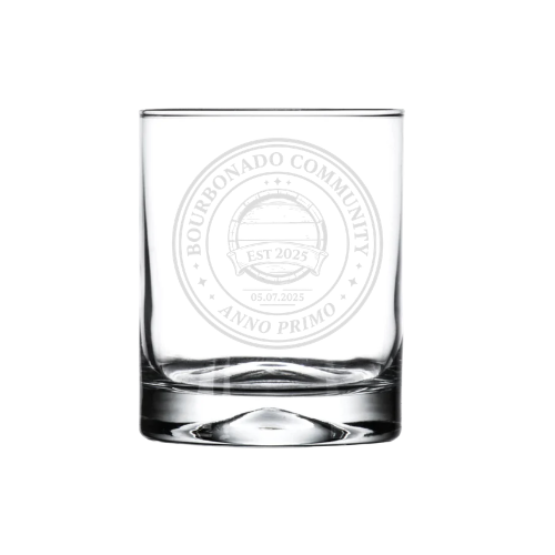 Bourbonado Limited Edition Anniversary 11oz. Rocks Glass