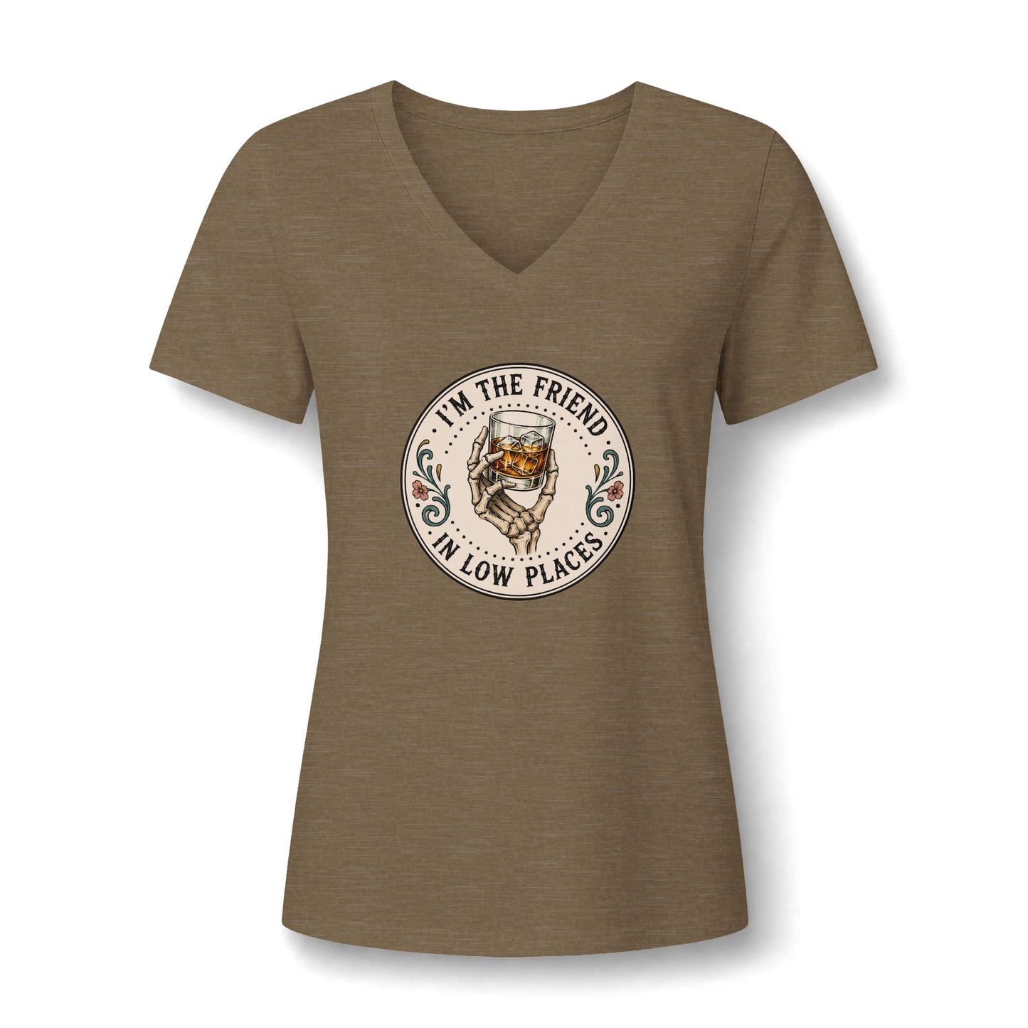 I'm the Friend in Low Places V-Neck Tee