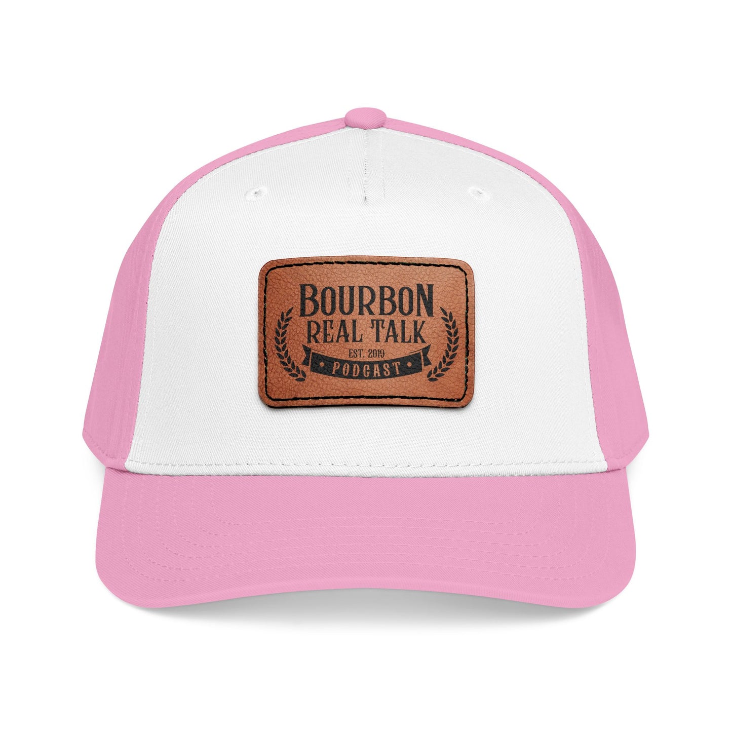 Bourbon Real Talk Leather Patch Baseball Cap
