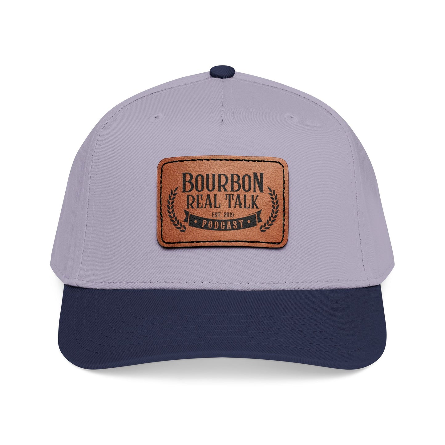Bourbon Real Talk Leather Patch Baseball Cap