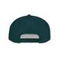 Bonded Bourbon Flat Bill Snapback Hat — Distressed Whiskey Logo Cap