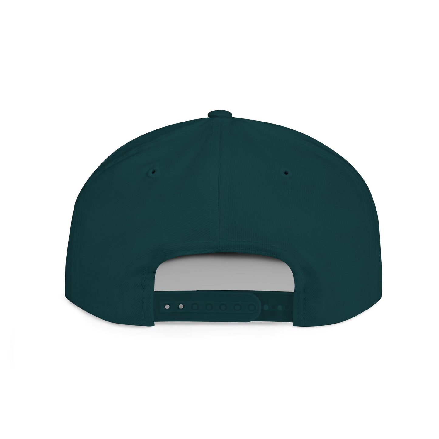 Bonded Bourbon Flat Bill Snapback Hat — Distressed Whiskey Logo Cap