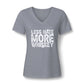 Ladies Less Hate, More Whiskey V-Neck Tee