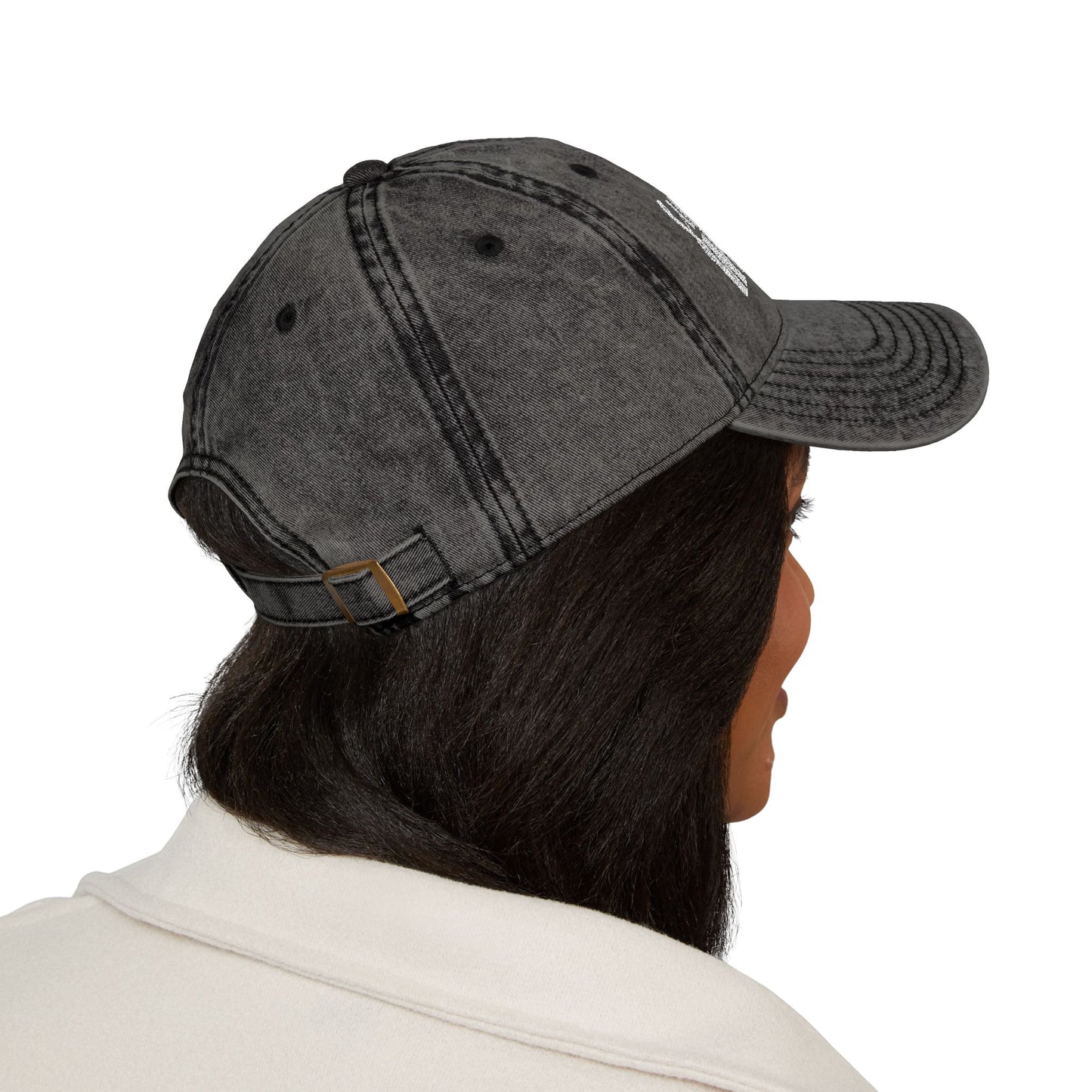 Vintage Embroidered Cap — 'Sunshine & Whiskey' Washed Baseball Hat