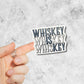 Whiskey is Key Matte Vinyl Sticker