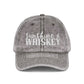 Vintage Embroidered Cap — 'Sunshine & Whiskey' Washed Baseball Hat
