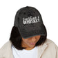 Vintage Embroidered Cap — 'Sunshine & Whiskey' Washed Baseball Hat