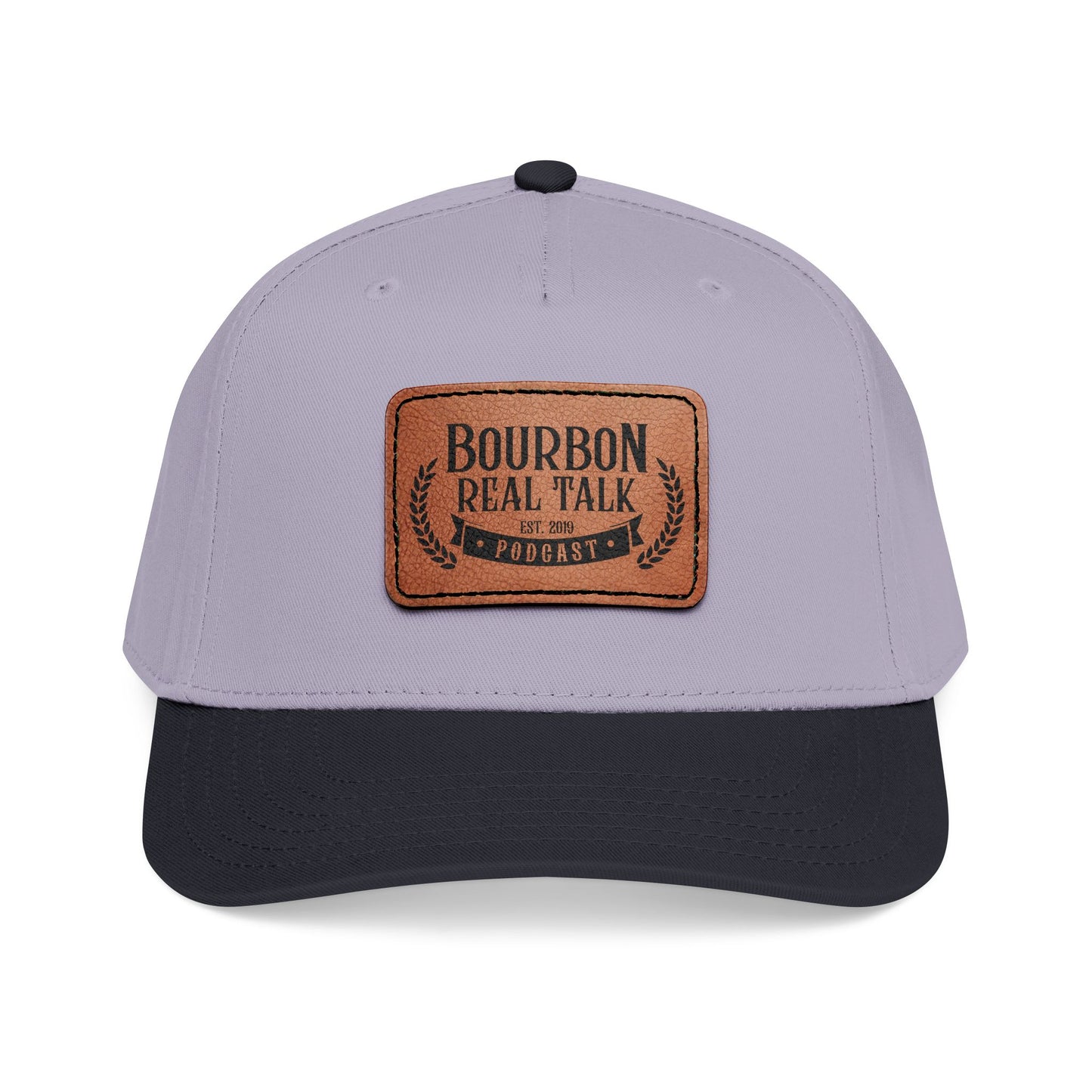 Bourbon Real Talk Leather Patch Baseball Cap