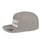 Bonded Bourbon Flat Bill Snapback Hat — Distressed Whiskey Logo Cap