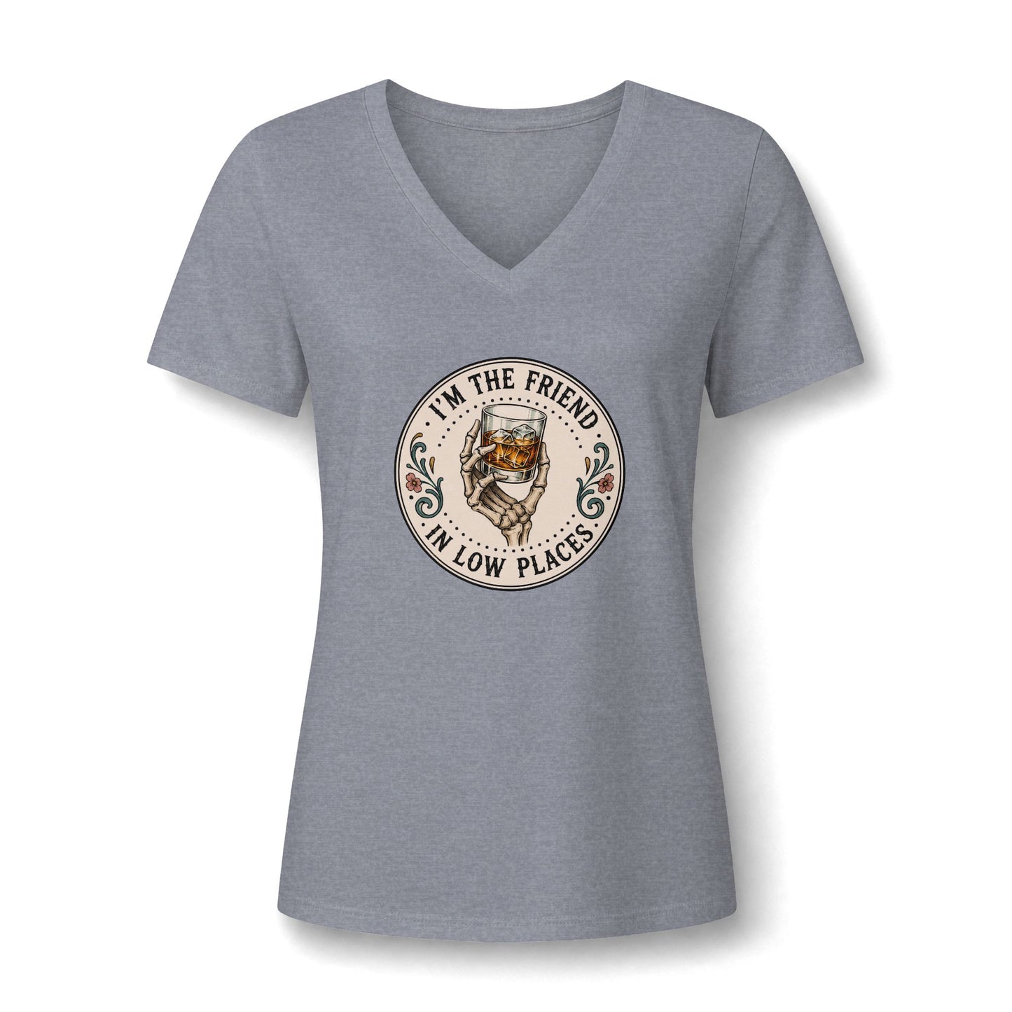 I'm the Friend in Low Places V-Neck Tee