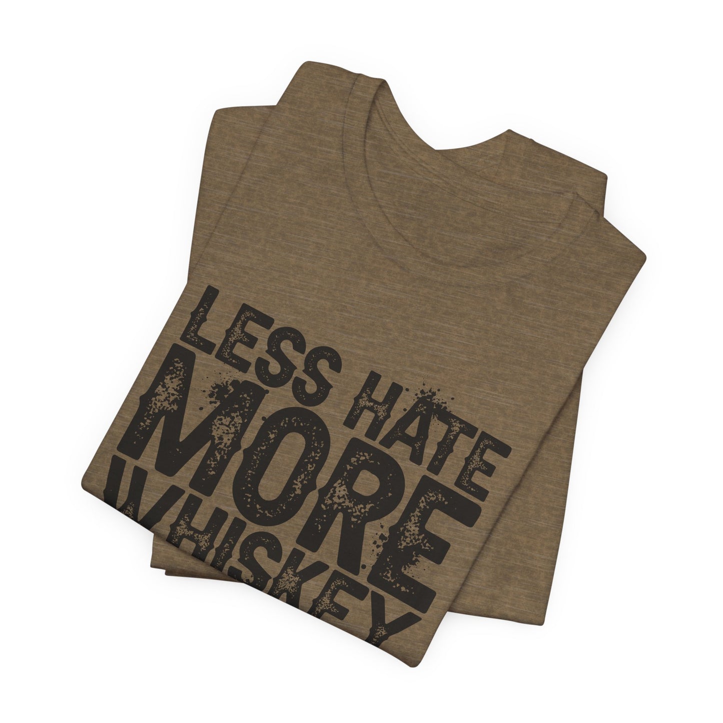 Less HATE Unisex Jersey Short Sleeve Tee