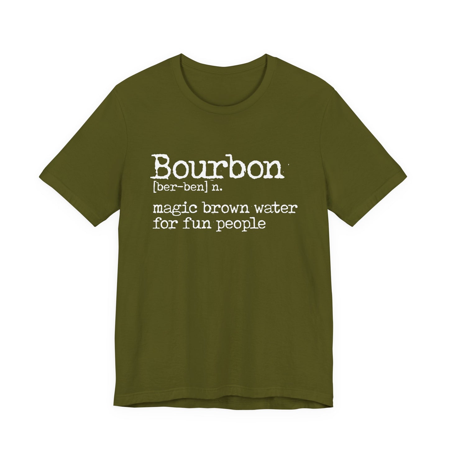 Bourbon Definition Unisex Jersey Short Sleeve Tee