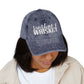Vintage Embroidered Cap — 'Sunshine & Whiskey' Washed Baseball Hat