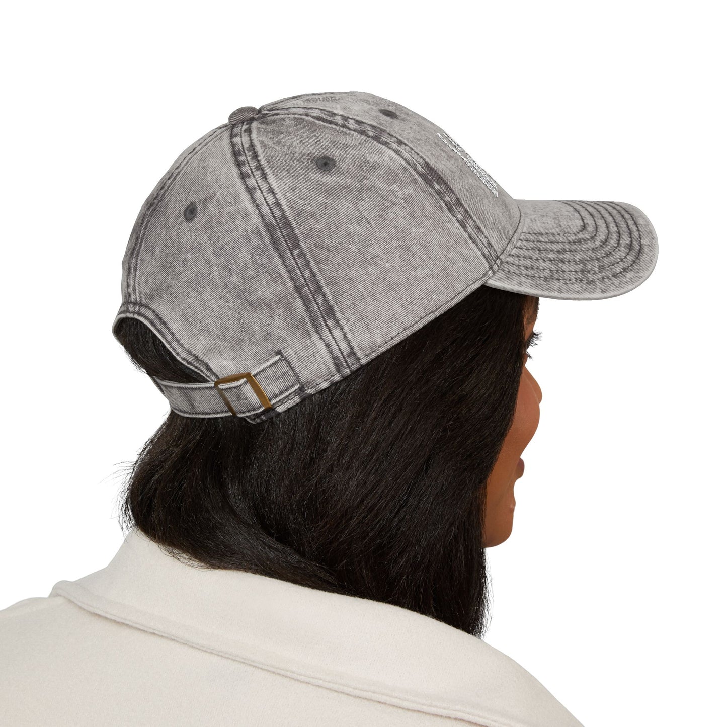 Vintage Embroidered Cap — 'Sunshine & Whiskey' Washed Baseball Hat