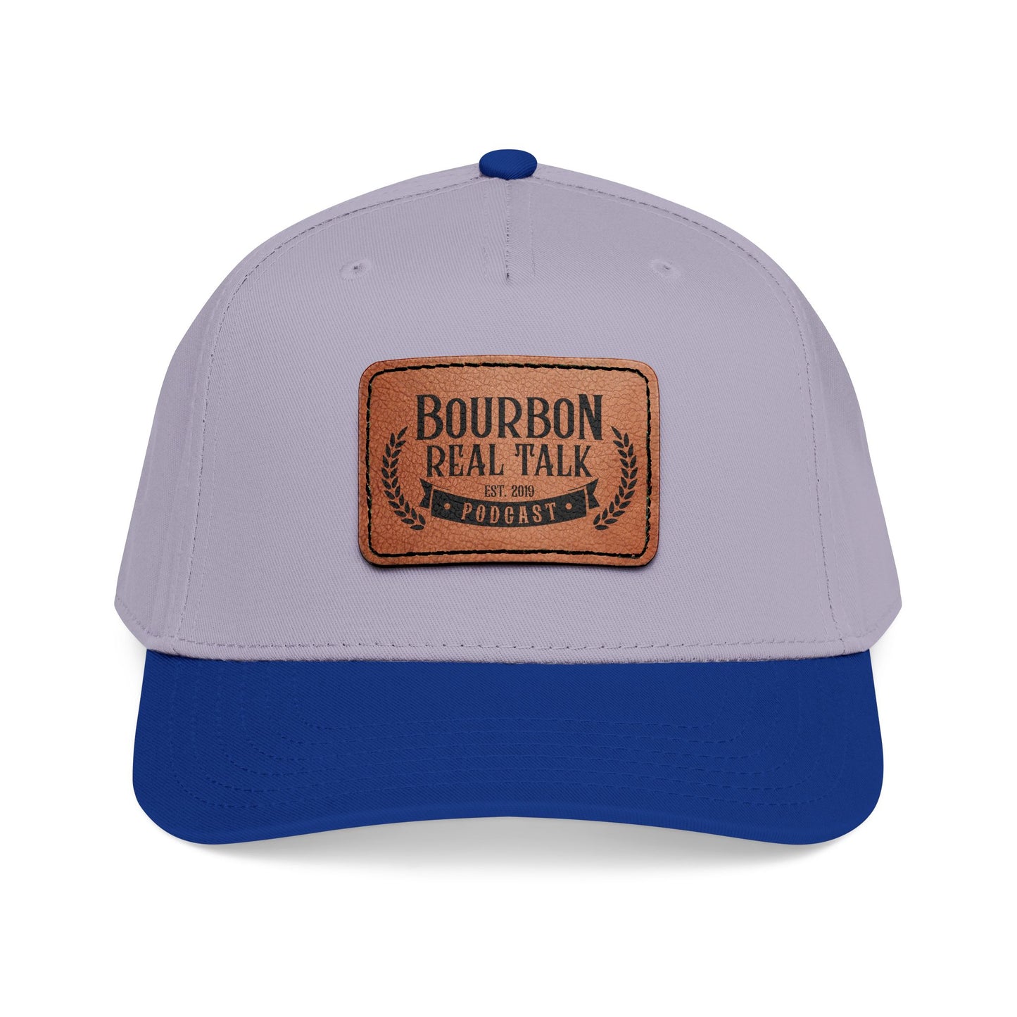 Bourbon Real Talk Leather Patch Baseball Cap