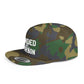 Bonded Bourbon Flat Bill Snapback Hat — Distressed Whiskey Logo Cap