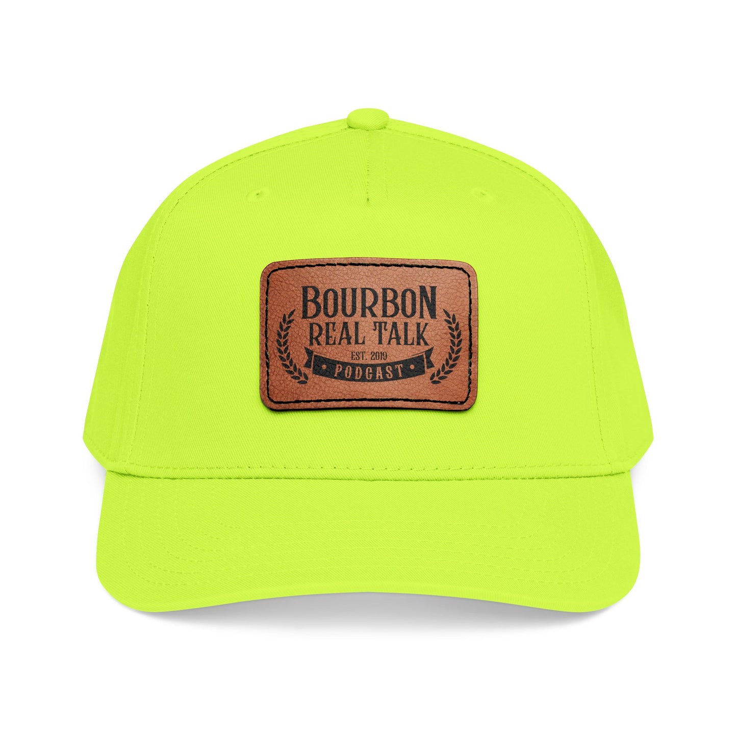 Bourbon Real Talk Leather Patch Baseball Cap