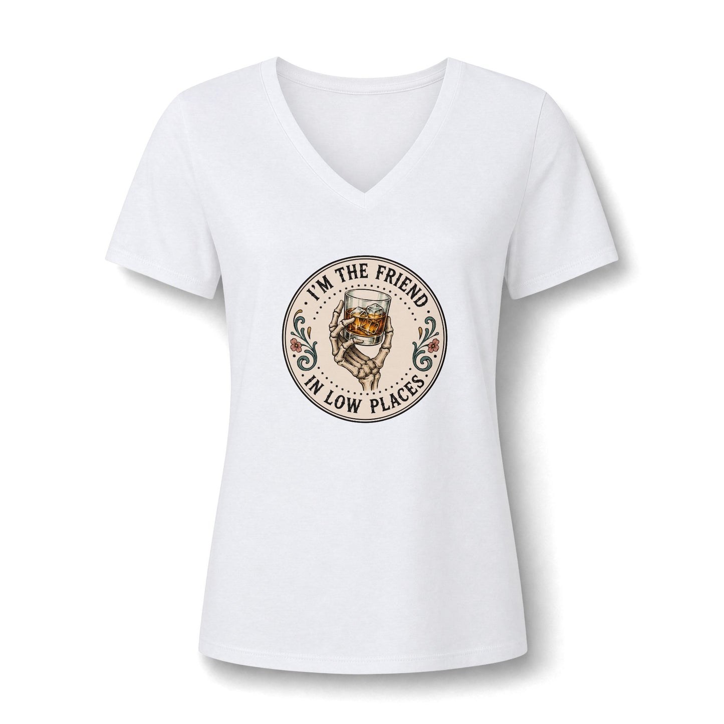 I'm the Friend in Low Places V-Neck Tee