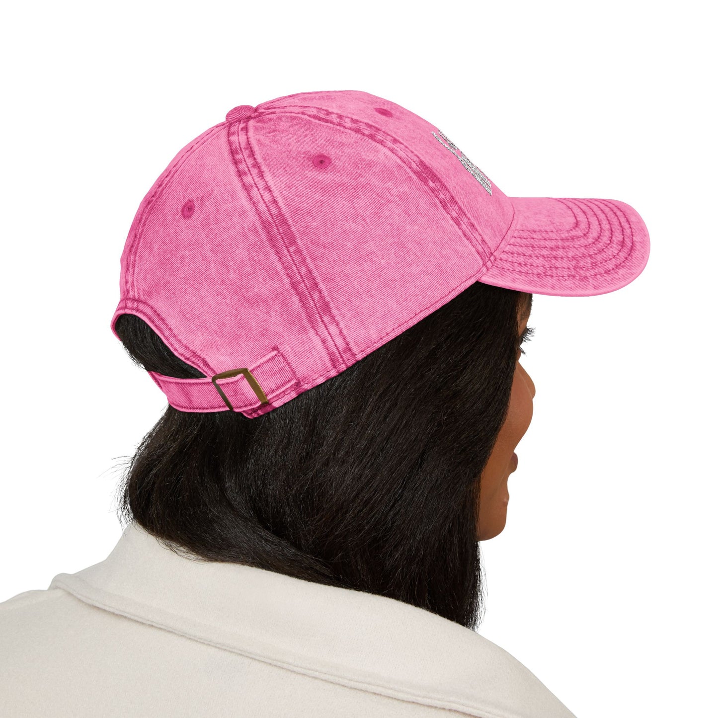 Vintage Embroidered Cap — 'Sunshine & Whiskey' Washed Baseball Hat