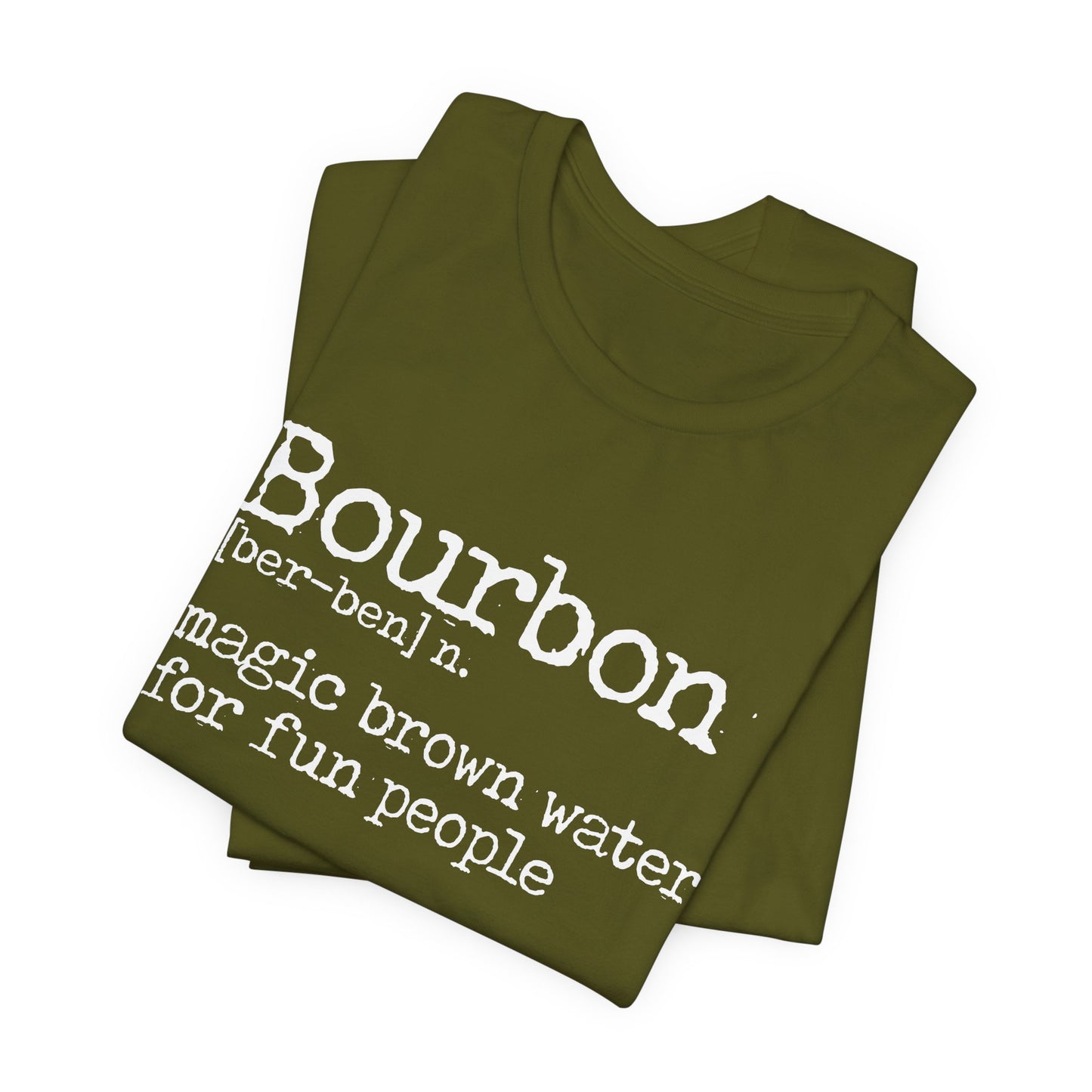 Bourbon Definition Unisex Jersey Short Sleeve Tee