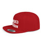 Bonded Bourbon Flat Bill Snapback Hat — Distressed Whiskey Logo Cap