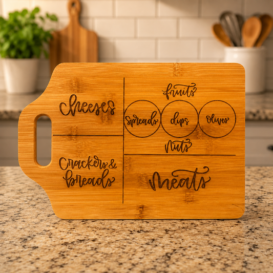 Charcuterie Layout Cutting Board