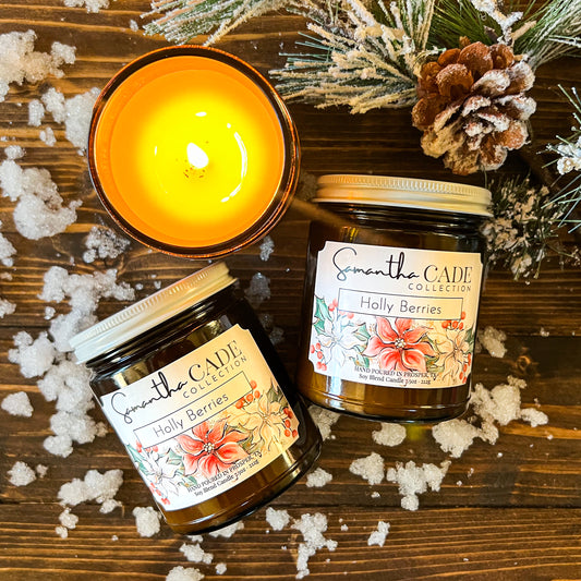 Holly Berries 7.5 oz. Candle