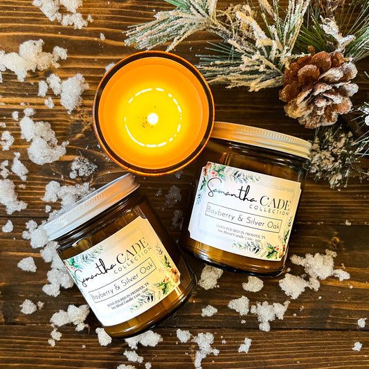 Bayberry and Silver Oak 7.5 oz. Candle