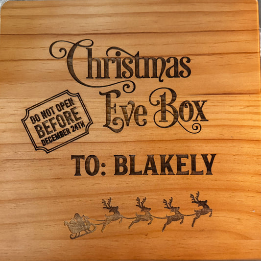 Custom Christmas Eve Box