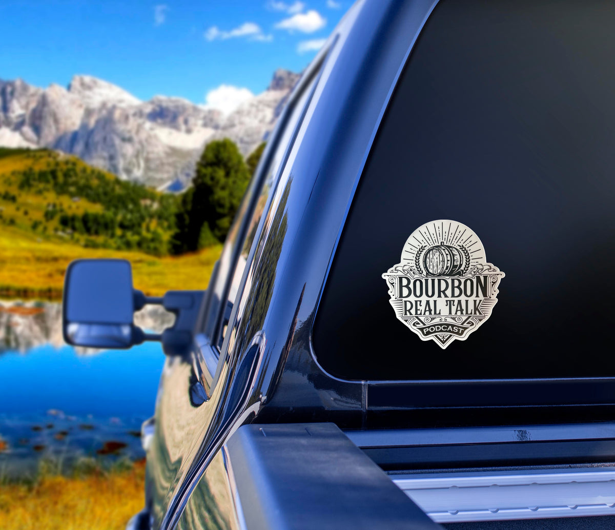 4x5 Sticker 4x5 BRT Podcast Matte Vinyl Sticker – Bourbon Real Talk